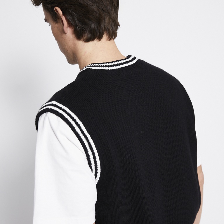 Knitted vest "Rafa" Black